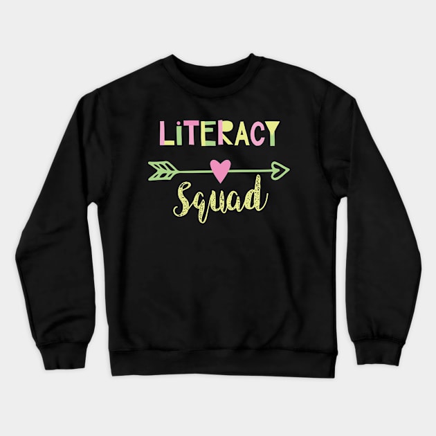 Literacy Squad Crewneck Sweatshirt by BetterManufaktur